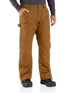 Carhartt Size Medium (M) Men's Brown Carpenter Work Pants with Tool Pockets
